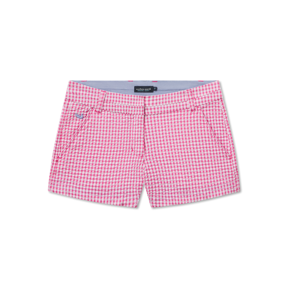 Pink Gingham | Brighton Short | Gingham | Womens Shorts | Front