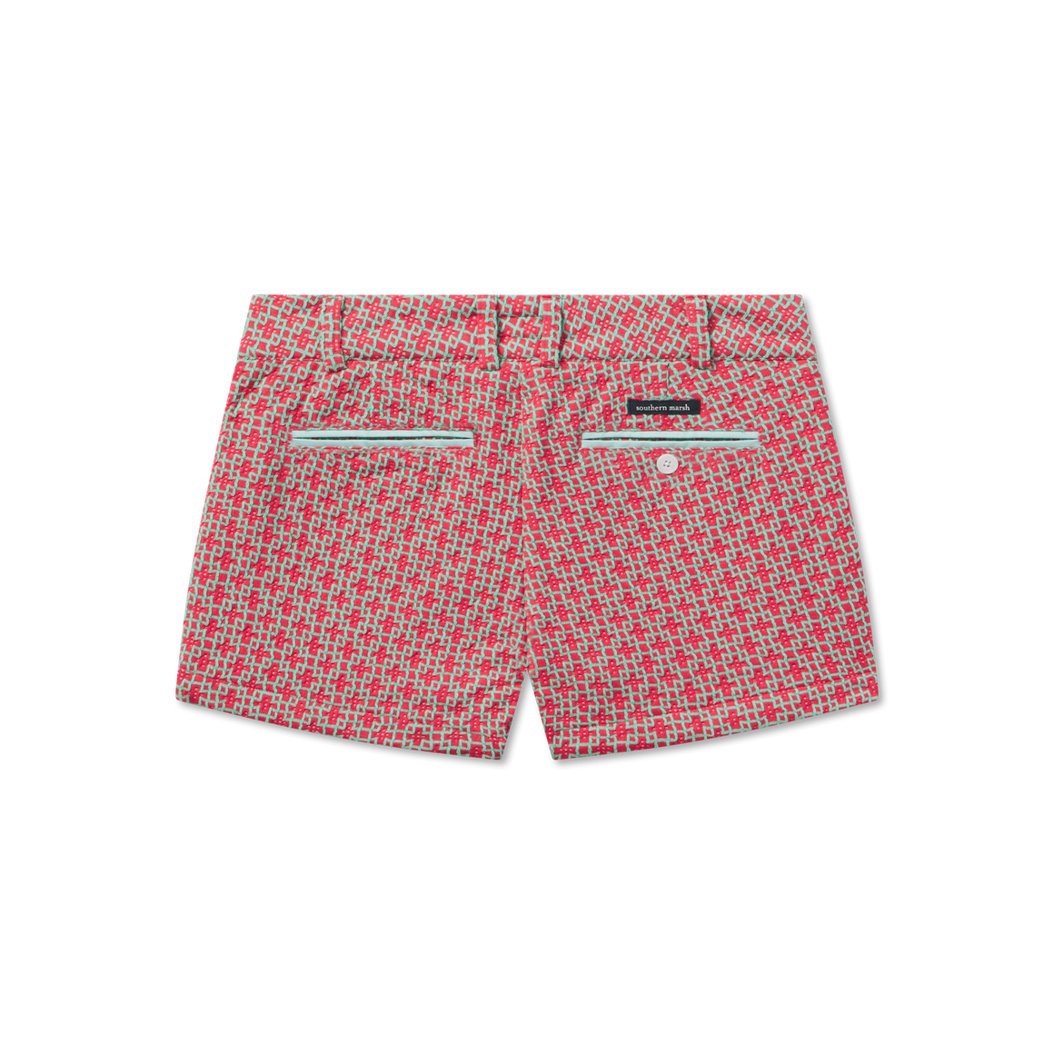 Strawberry Fizz and Mint Marrakesh | Brighton Short | Marrakesh | Womens Shorts | Back