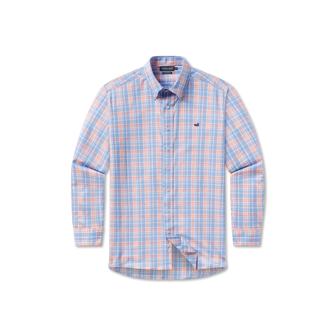 French Blue &     Peach | Front