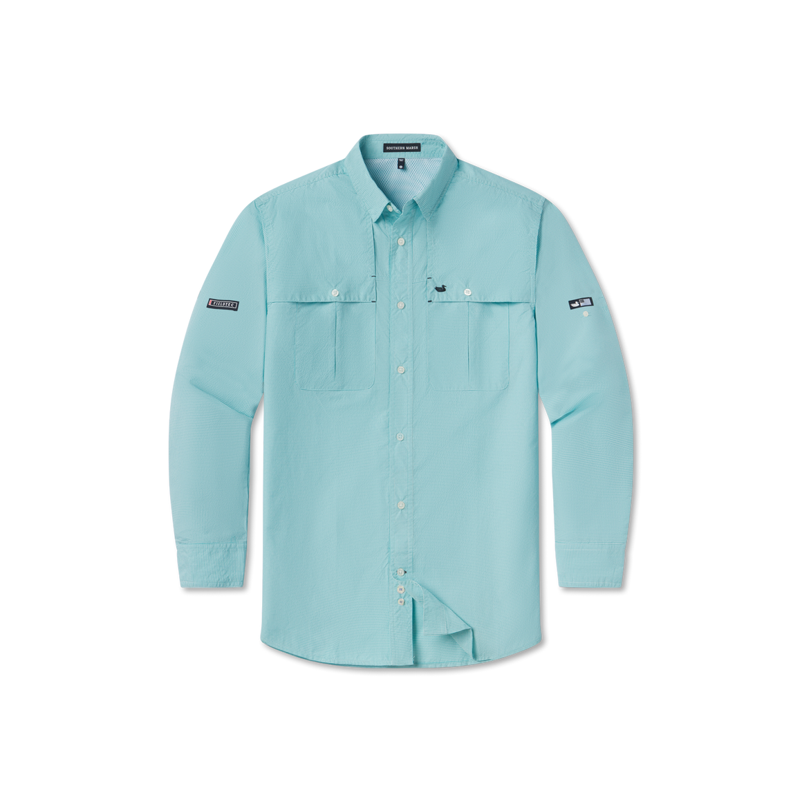 Antigua Blue North Key | North Key Fishing Shirt | Long Sleeve | Front