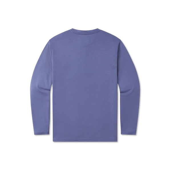 French Blue| MarshLUX Henley Performance Shirt
