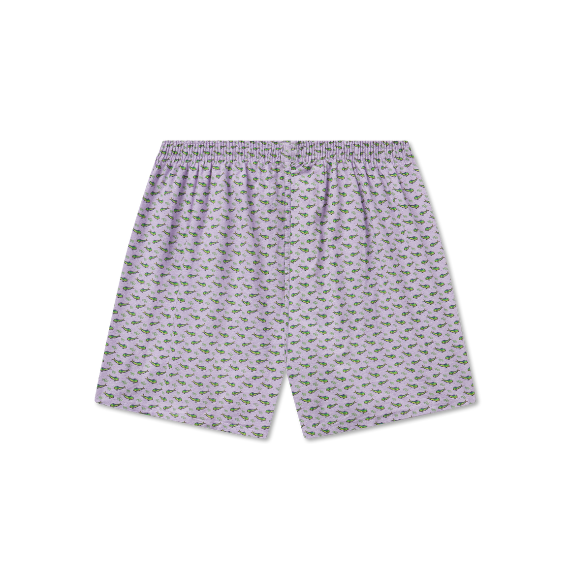 Wharf purple with dolphin | Hanover Pastimes Boxer | Back