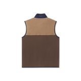 Tan | FieldTec™ Snap Fleece Vest | Back