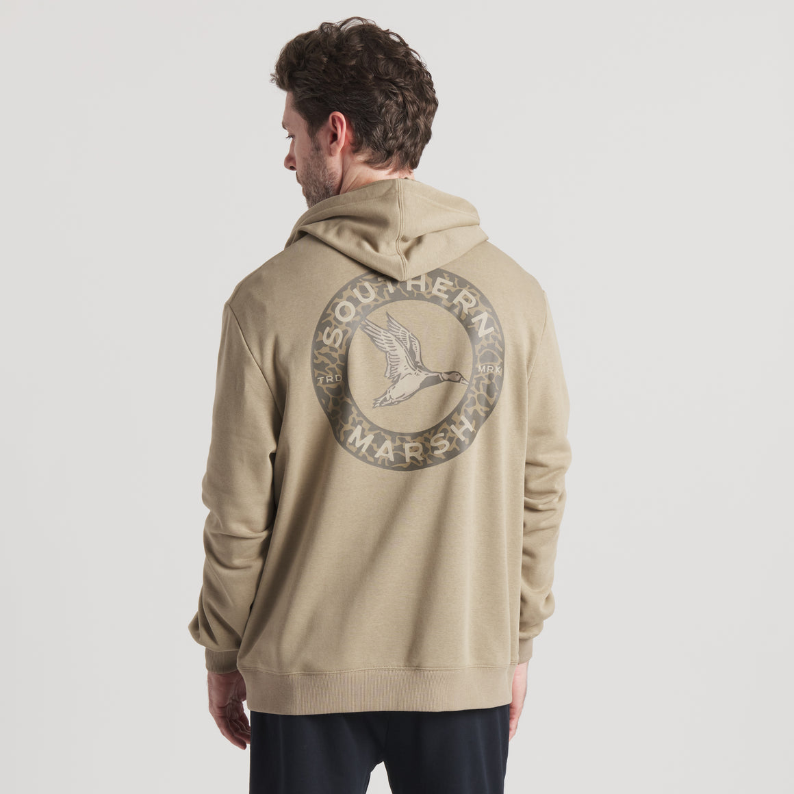 Khaki | On Model Back