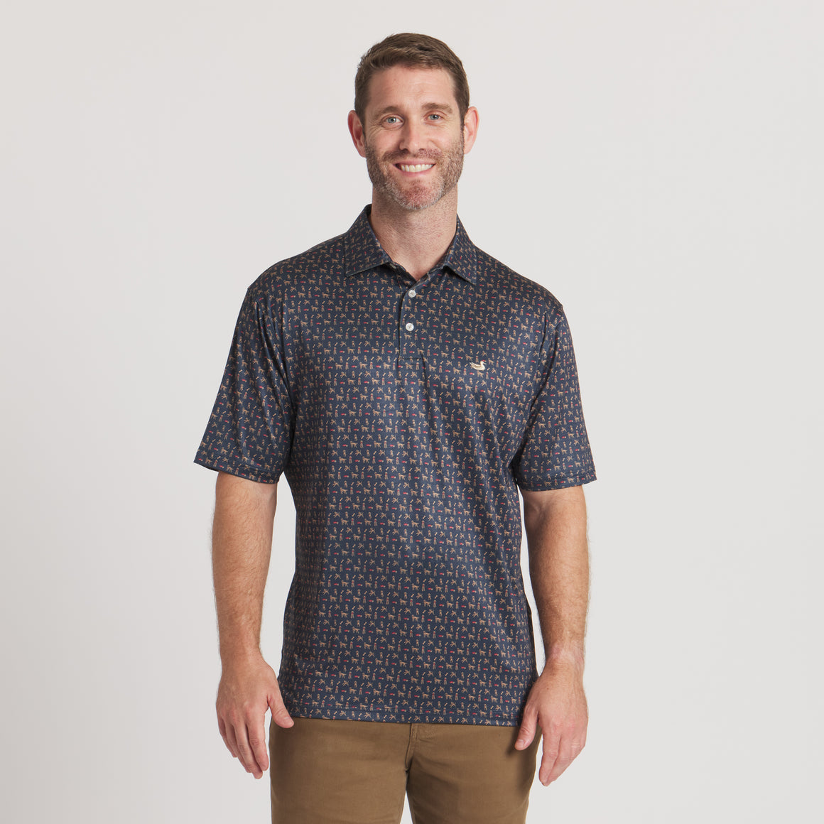 Navy Doodle | On Model Front