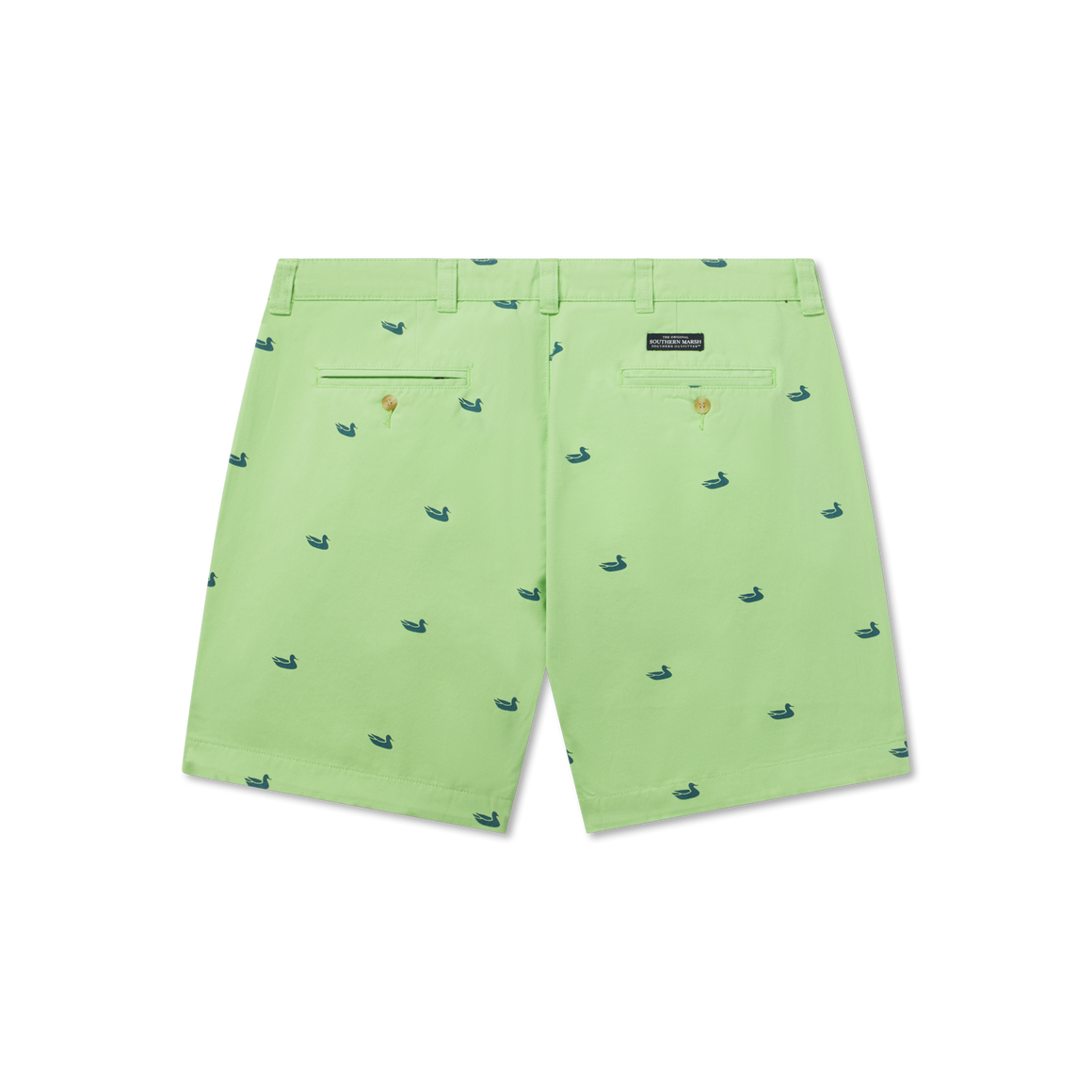 Lime with Printed Ducks | Back