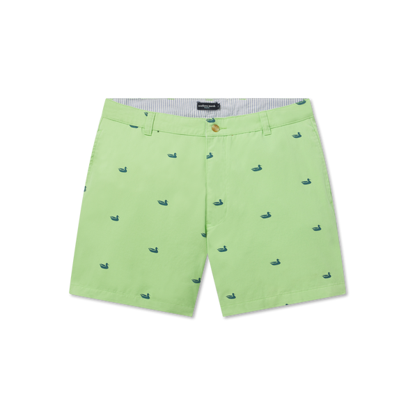 Lime with Printed Ducks