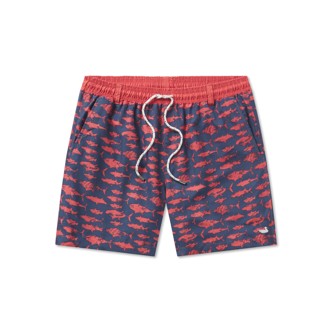 Navy and Red