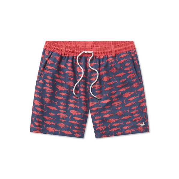 Navy and Red
