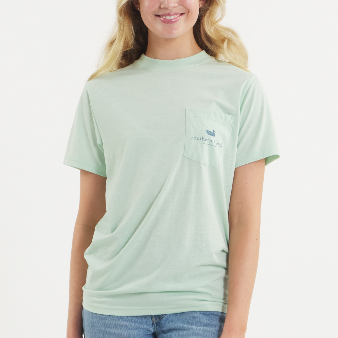 Seawash Seafoam | on model front