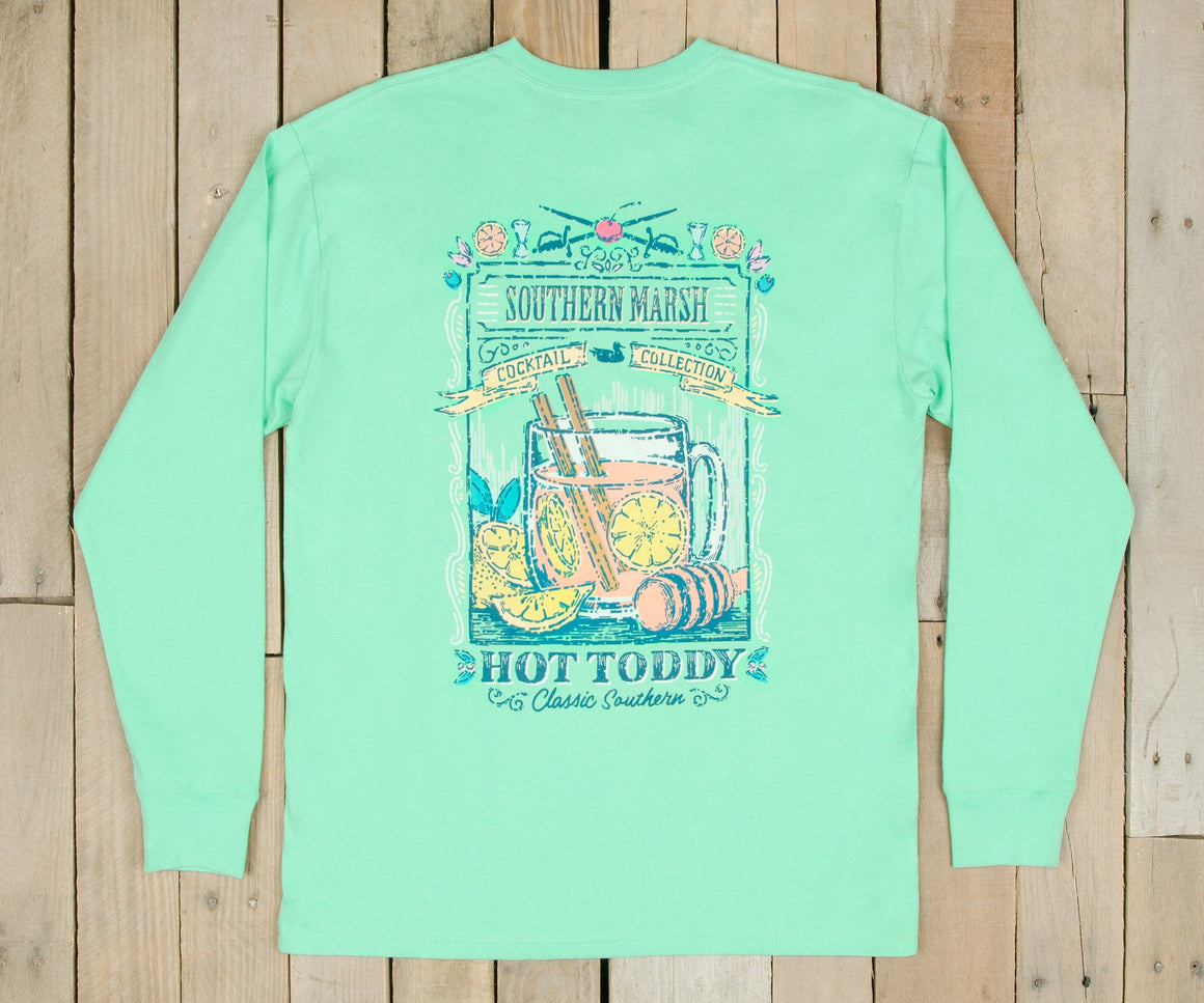 Bimini Green | Cocktail Tee | Hot Toddy | Long Sleeve