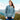 Slate       and       Mint | Culebra Catch Fleece Pullover | Geometric Design | Front