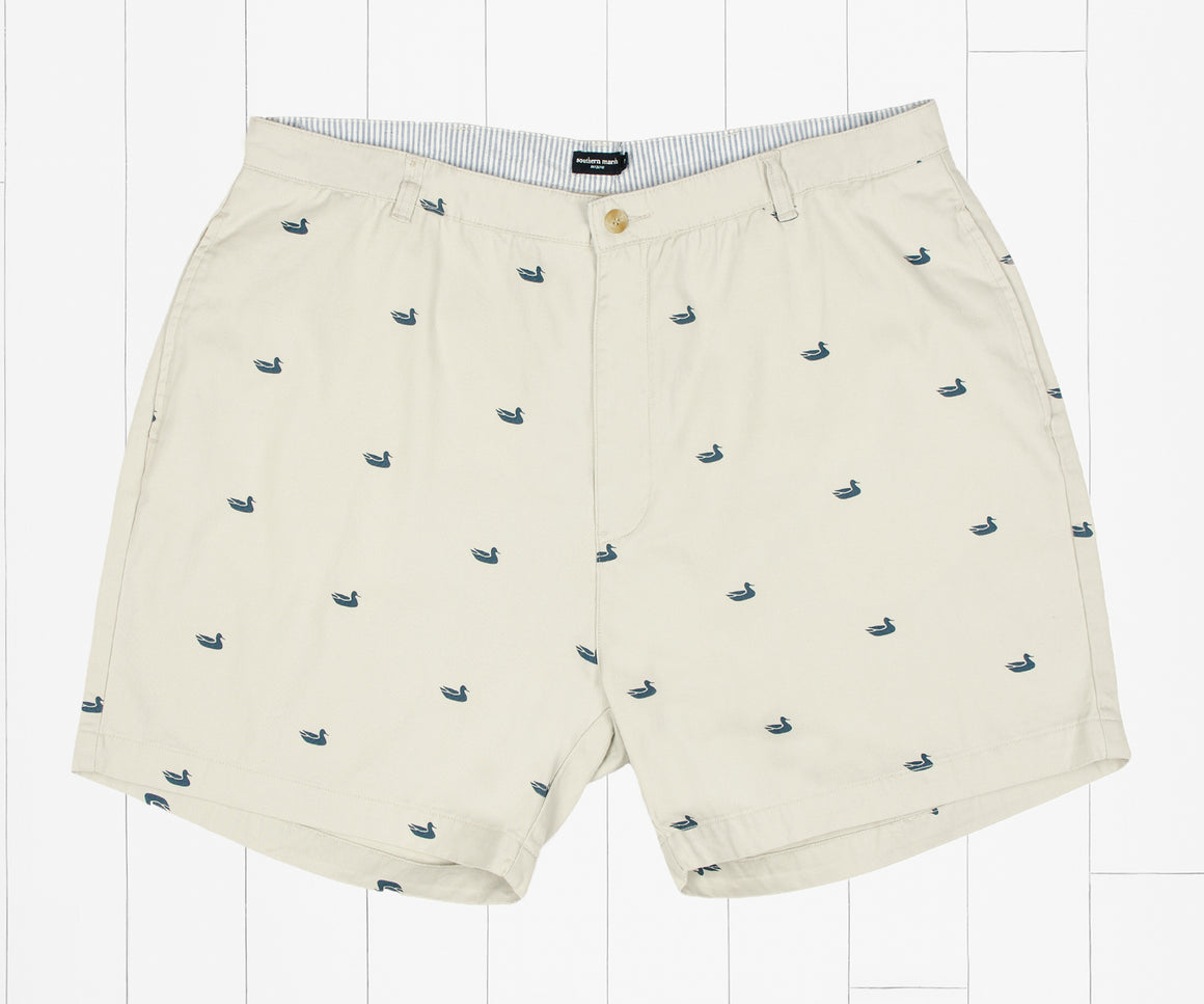 Audubon Tan with Printed Ducks