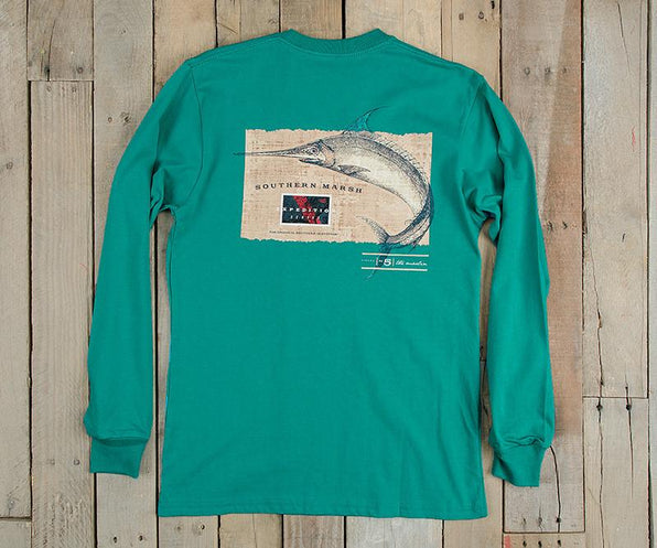 Teal | Expedition Series Tee | Marlin | Long Sleeve